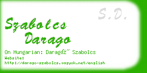 szabolcs darago business card